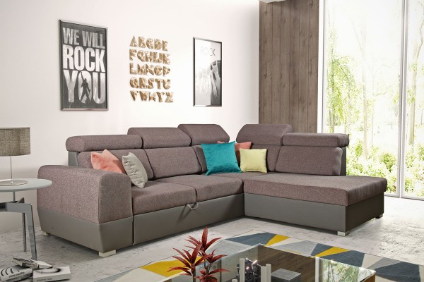Ecksofa Eckcouch Couch Sofa Schlaffunktion Bettkasten Farbe wählbar 67974109 