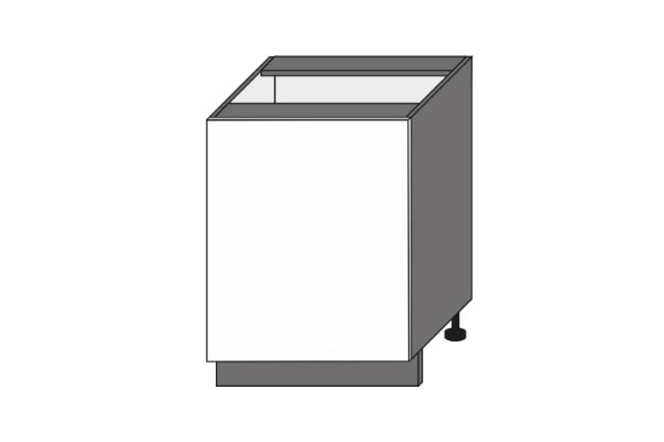 Küchenunterschrank Platinum 60cm lava weiß Hochglanz (PN-D1D/60) |  Küchenserie PLATINUM-MDF Hochglanzfronten | Küchenschränke mit MDF-Kunststofffronten  | Küche | Feldmann-Wohnen GmbH - Online Shop
